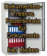 Dokumentensafes mit S 60/120 P Feuersicherheit