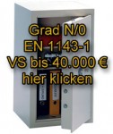 Wertschutzschrank Widerstandsgrad N/0 EN 1143-1 Versicherung bis 40.000 €